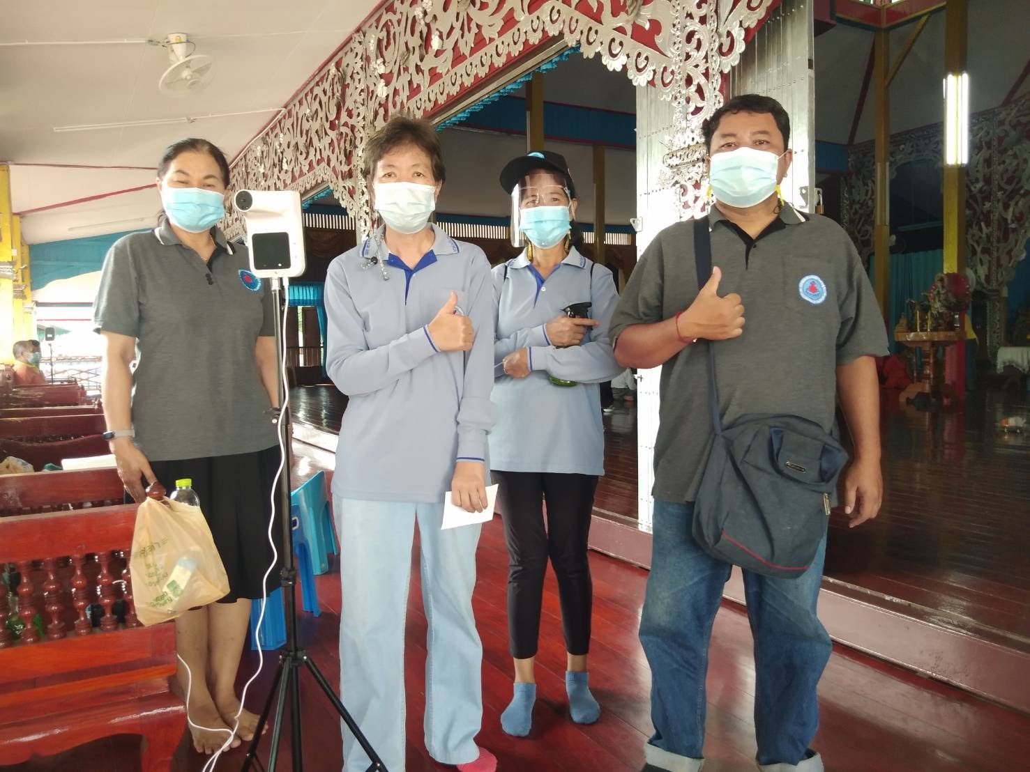 คัดกรองงานบวชวัดจองคำ