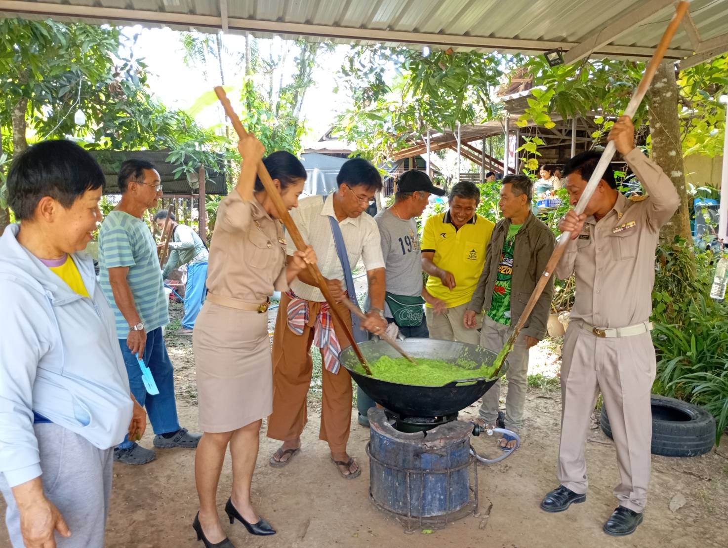 ชาวชุมชนหนองจองคำร่วมใจสืบสานประเพณีและวัฒนธรรมท้องถิ่น ในงานข้าวหย่ากู๊